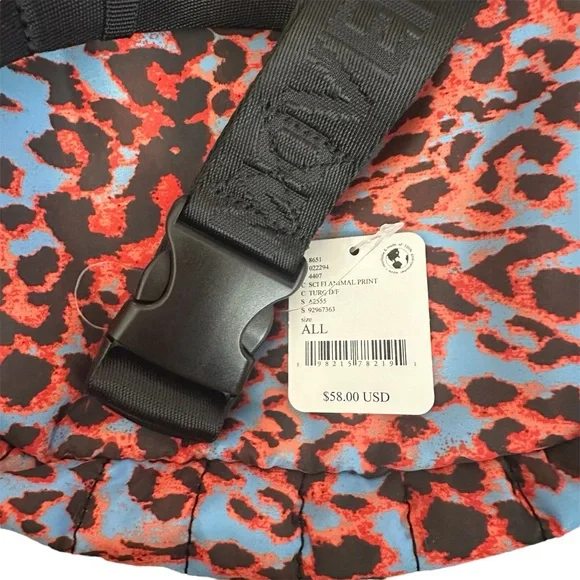FP MOVEMENT FREE PEOPLE Quilted Print Sling Bag Belt Bag NWT